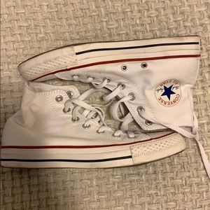 white high top converse